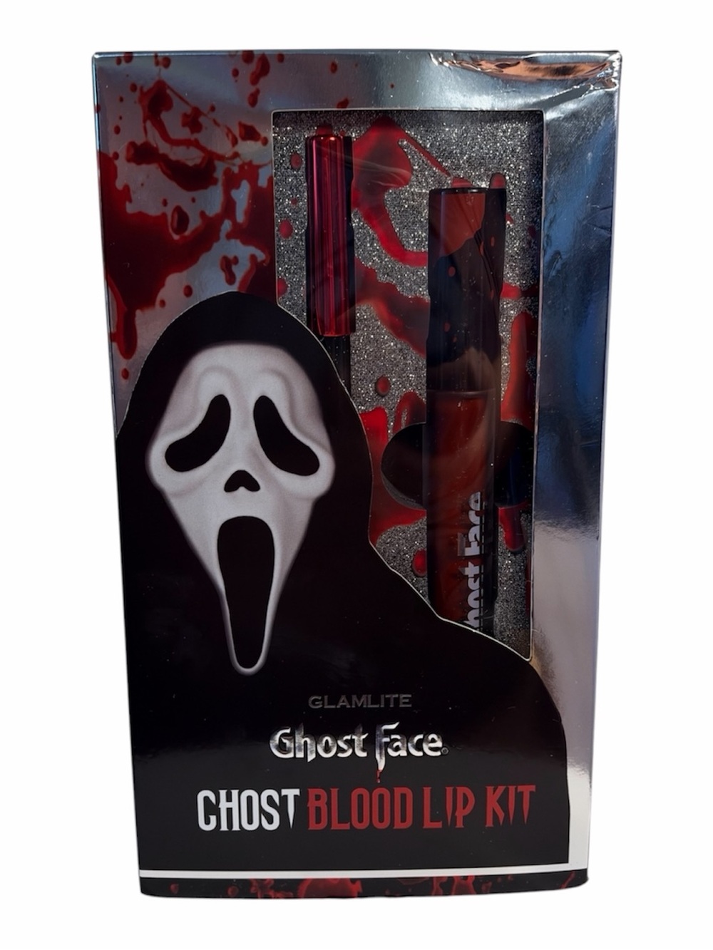Glamlite Ghost Face Blood Lip Kit - NWT **